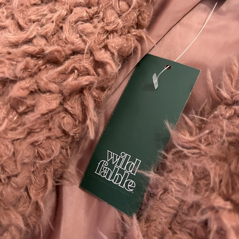 Wild Fable Plush Pink Jacket - Picture 3 of 8